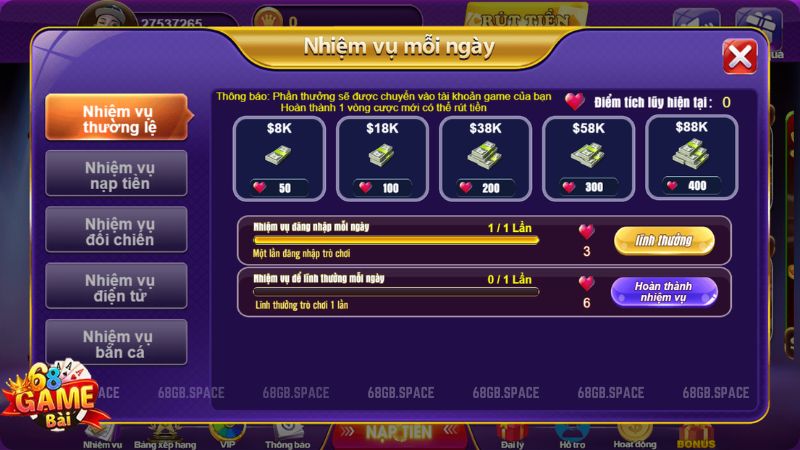 Hướng dẫn đăng ký và đăng nhập 68 Game Bài chỉ trong 30 giây 3 đăng ký 68 game bài